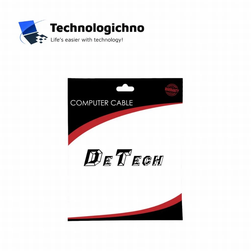  Захранващ кабел Power Cord Computer 1.5m DeTech