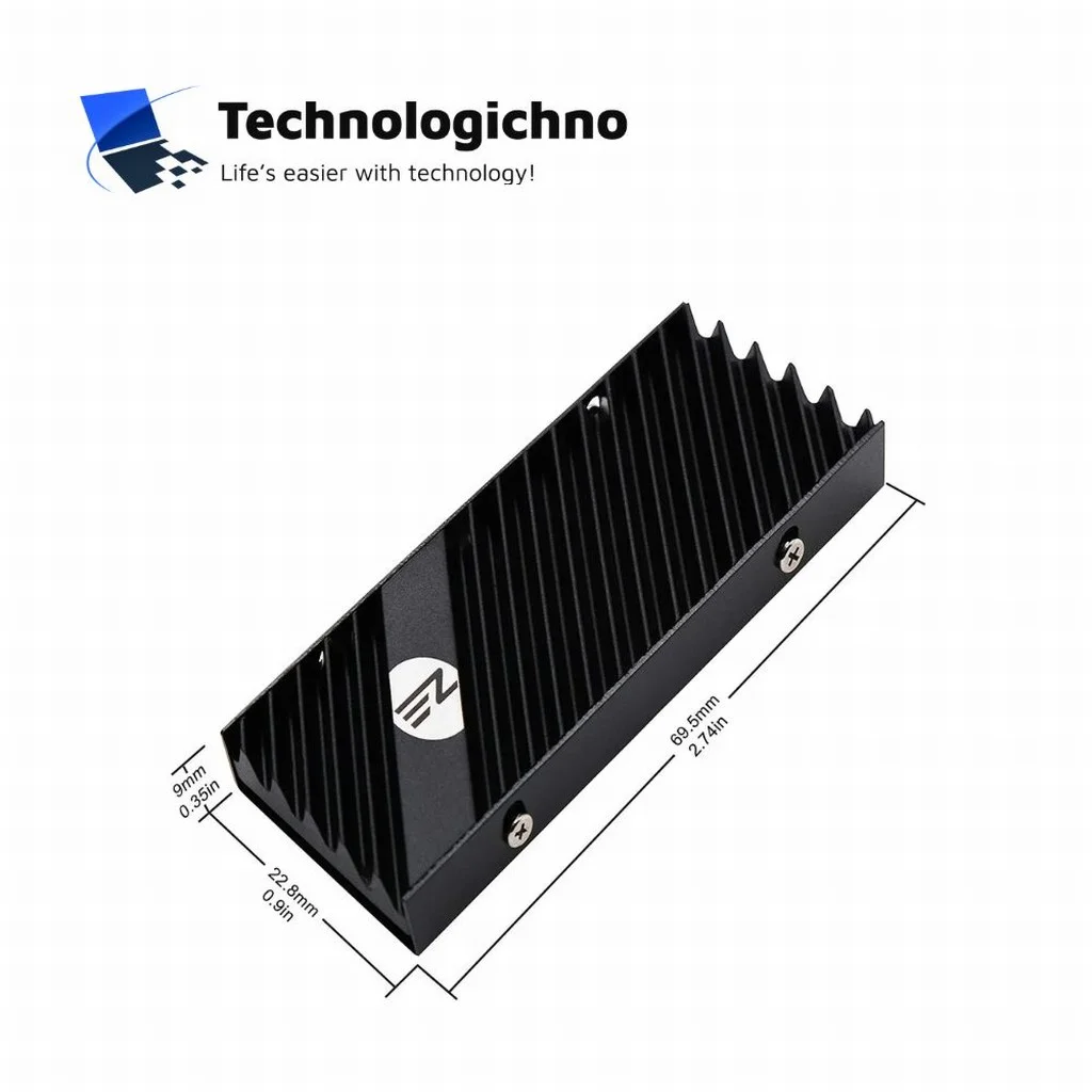  M.2 Heatsink EZDIY-FAB NVMe 2280 Black