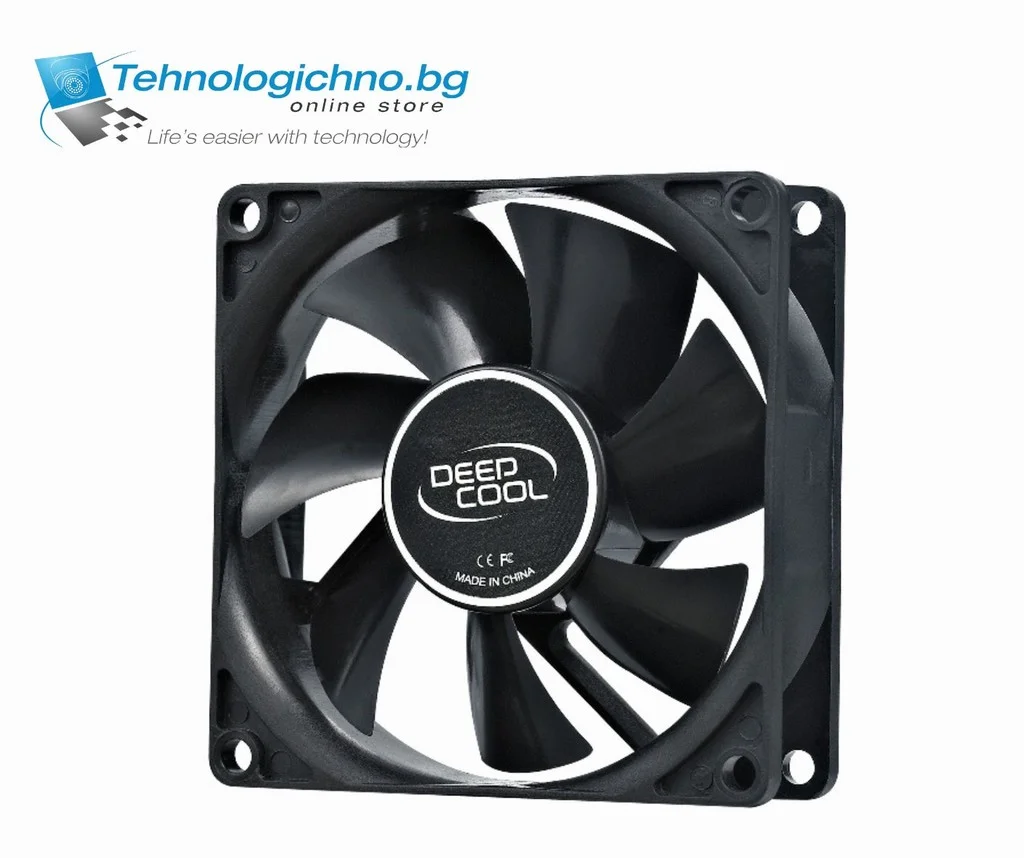  Вентилатор DeepCool 80mm Xfan 80 1800 rpm Black