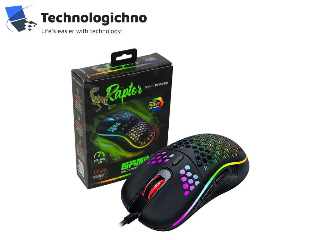  Геймърска мишка Roxpower Raptor GM-18 RGB