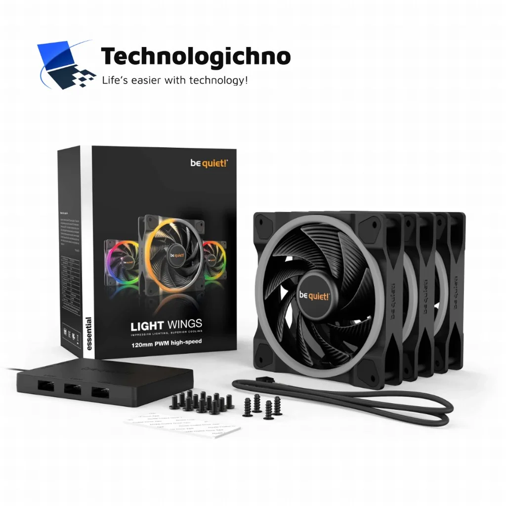  Комплект вентилатори be quiet! Light Wings 3pc
